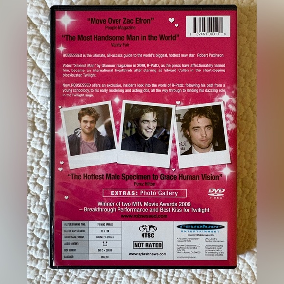 Robert Pattinson ROBSESSED DVD & 2011 Calendar NIB❣️ - Picture 4 of 4